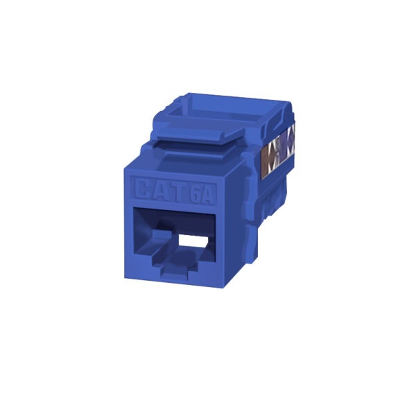 Cat 6A Snap-in Jack (blue)