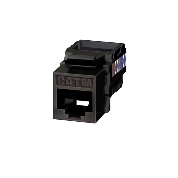 Cat 6A Snap-in Jack (black)