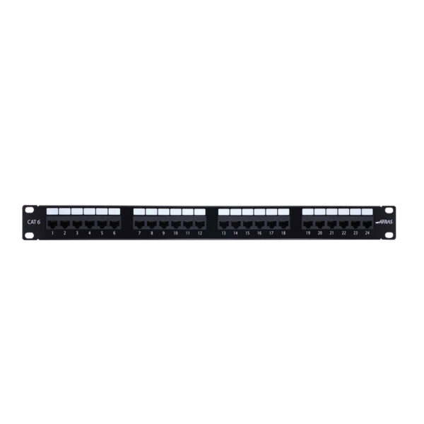 24 port Cat 6 patch panel